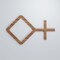 Ekena Millwork Small Cameron Decorative Fretwork Wood Wall Panels, Walnut, 19 "W x 11 3/8"H x 3/8"T WALW12X12X0375CAMWA - alternate 6